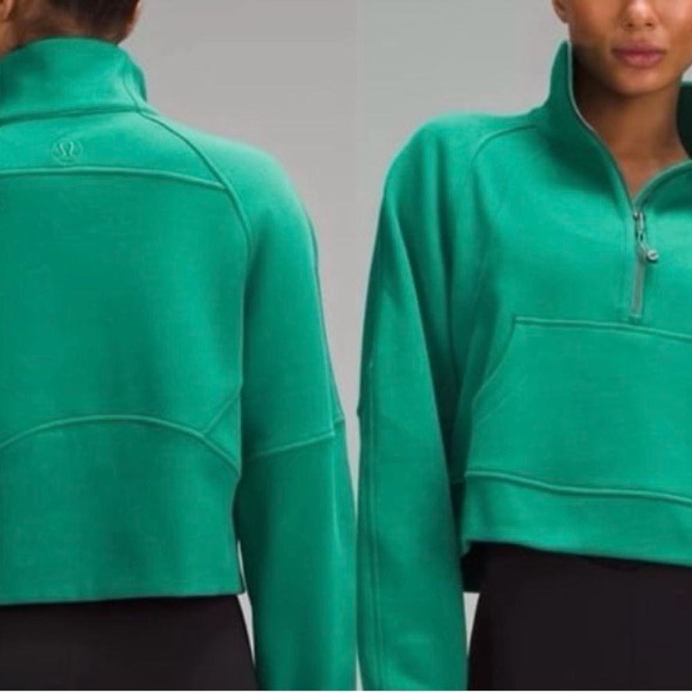 Lululemon Scuba Oversized Half-Zip Funnel Neck XS/S – Green